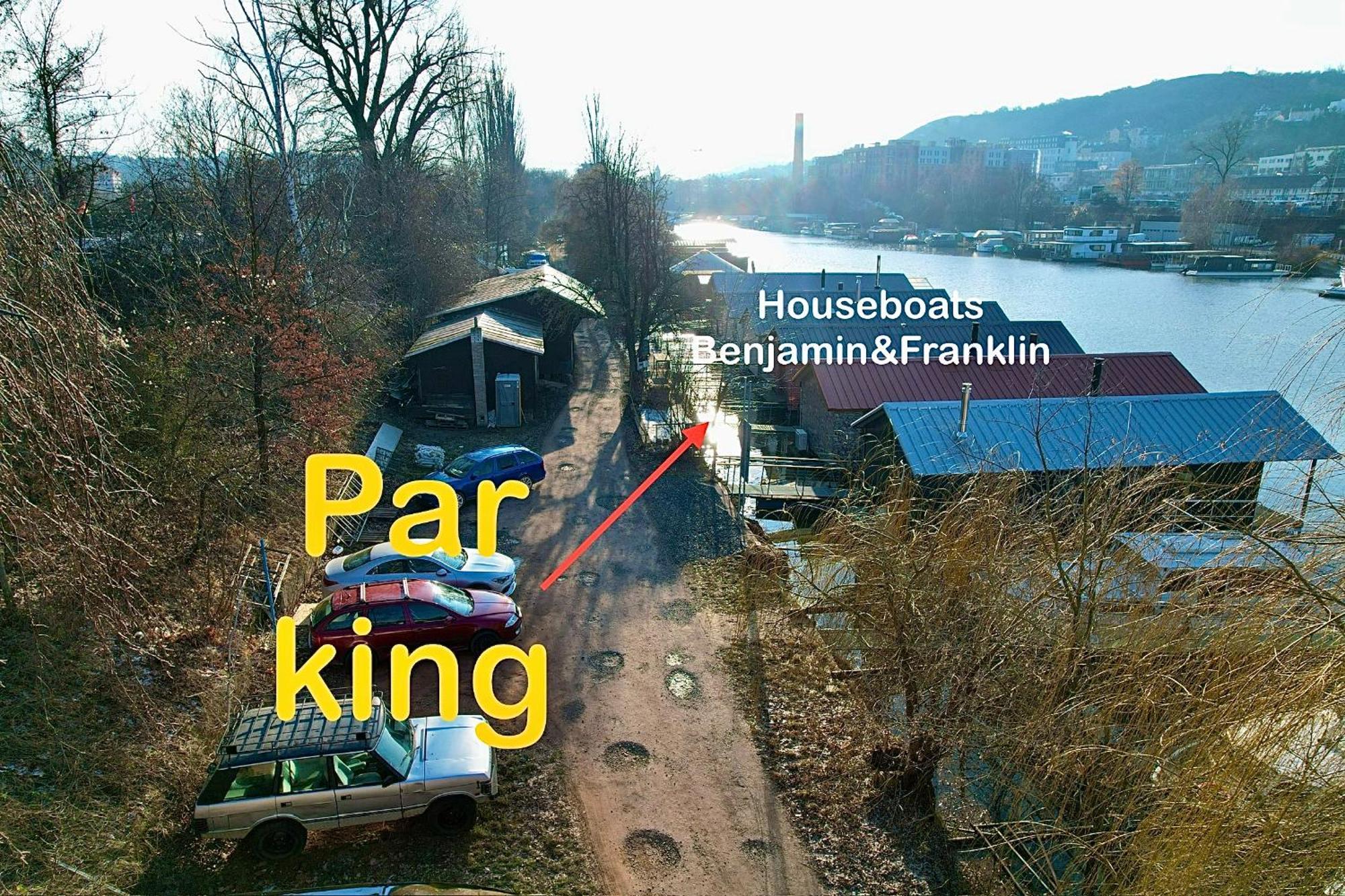 Hotel Houseboat Benjamin - Houseboats Benjamin & Franklin Prag Exterior foto