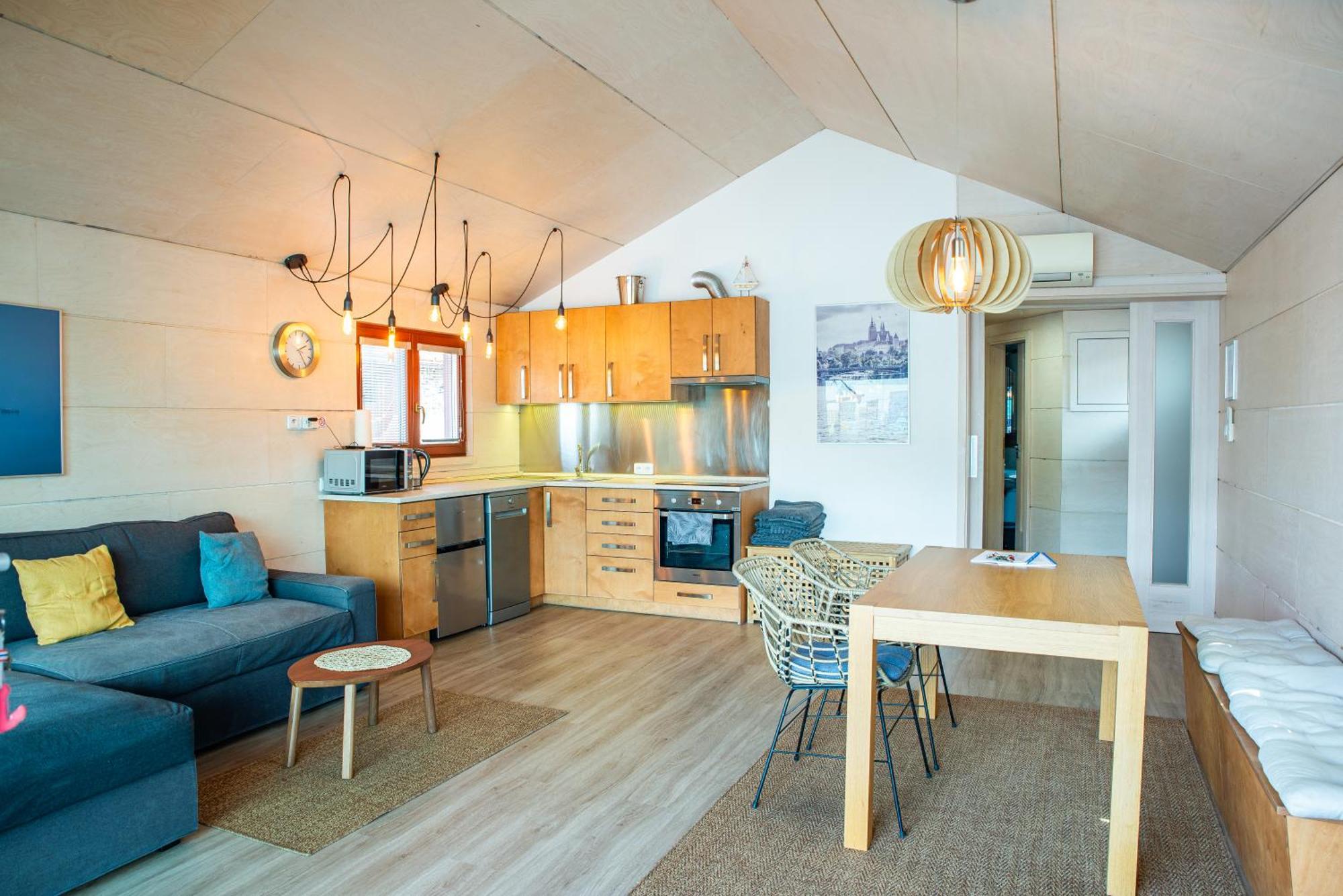 Hotel Houseboat Benjamin - Houseboats Benjamin & Franklin Prag Exterior foto